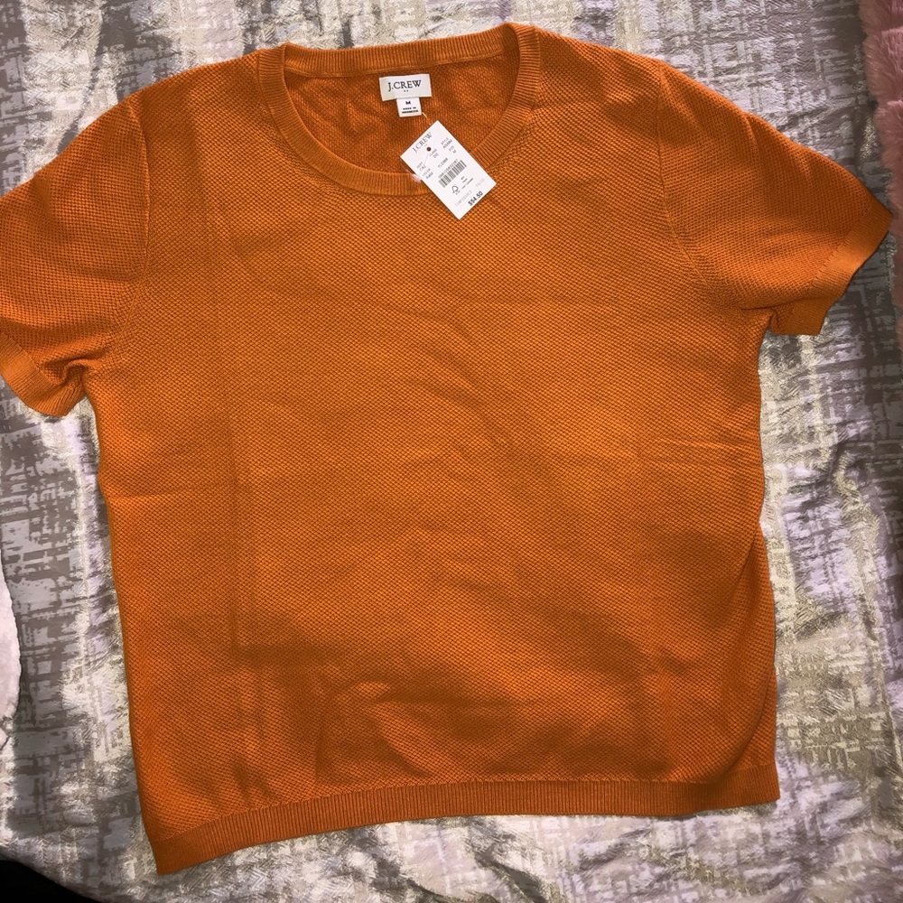 NWT J Crew goldenrod sweater sz M